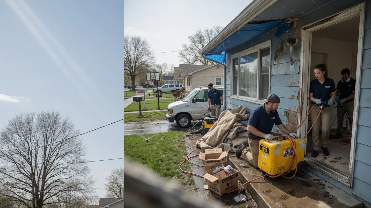 Basement Flood Cleanup in Moberly, MO near me
